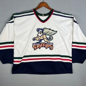 VTG Grand Rapids Griffins‎ Jersey Mens 2XL XXL AHL Hockey 1990s Bauer Canada